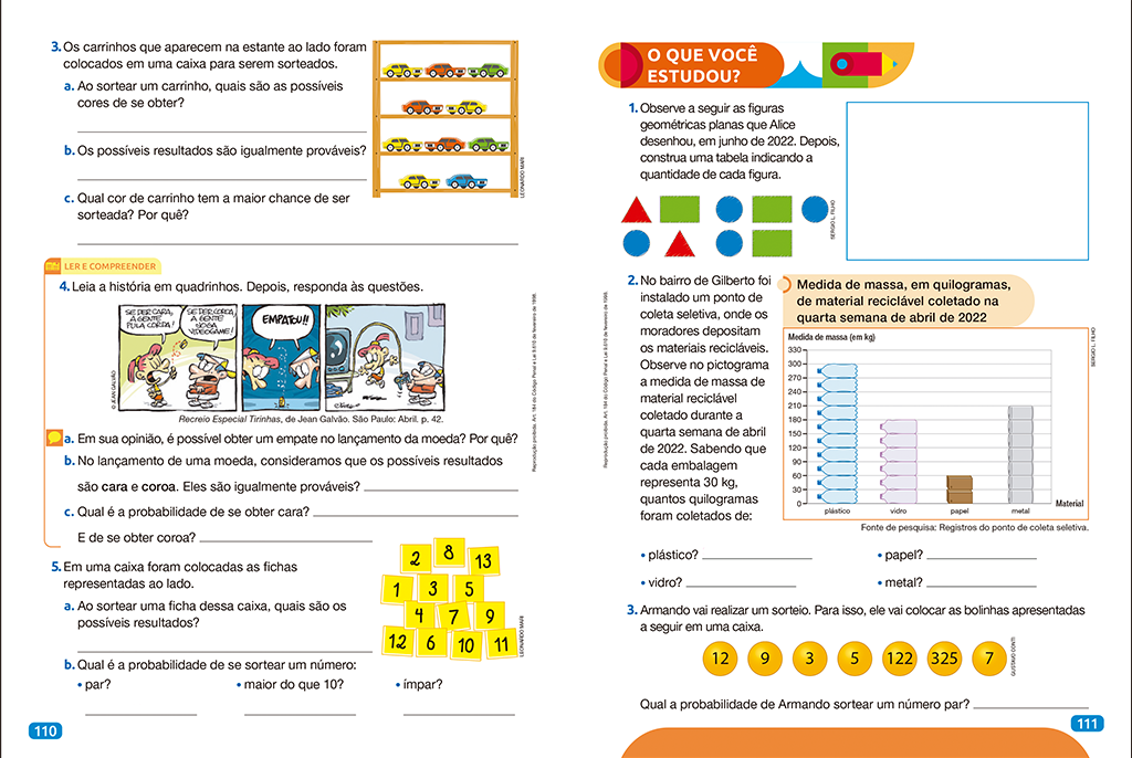 Apresenta atividades que envolvem a leitura e a interpretação de textos e imagens. É uma oportunidade de trabalho com os processos gerais de compreensão de leitura.