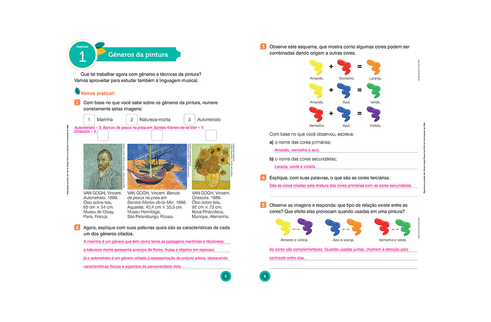 Seção de práticas voltadas à revisão, fixação e verificação das aprendizagens.